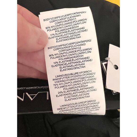 La Blanca Island Goddess Ruffle Plunge One Piece - Size 16 NEW - Picture 10 of 11